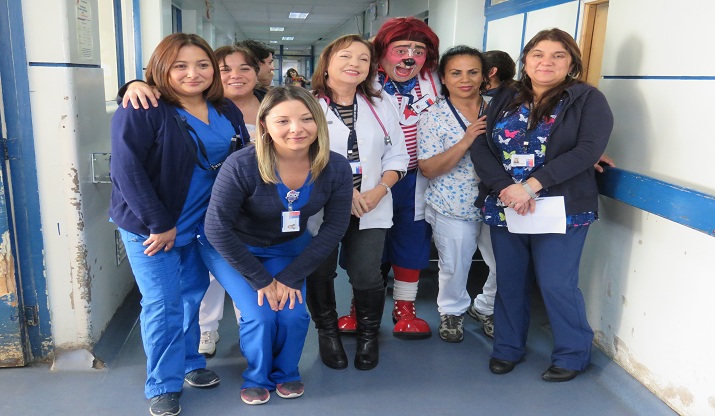 Dr. Clown Visita Hospital San José de Coronel